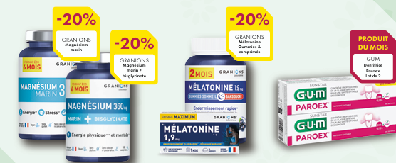 Promotions parapharmacie